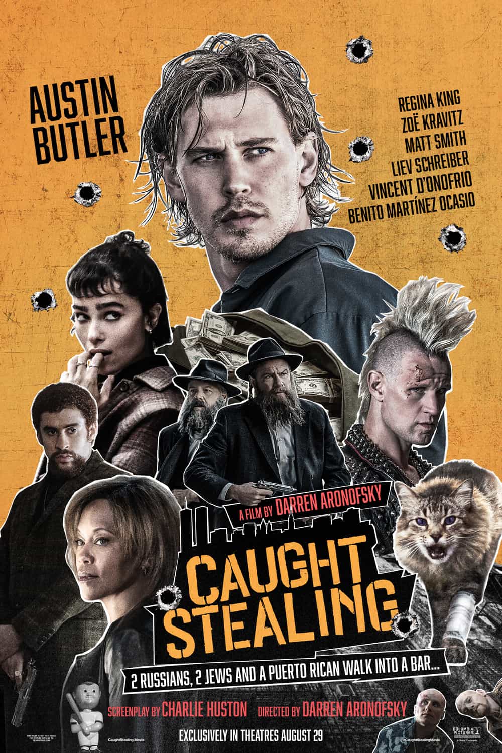 This weeks Global new movie preview 29th August 2025 - Caught Stealing, The Roses, The Thursday Murder Club, The Toxic Avenger, Andr Rieu