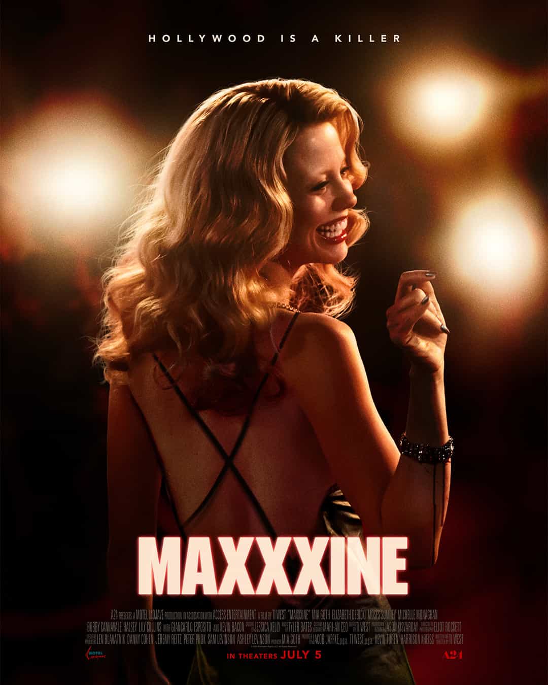 Check out the new  trailer for upcoming movie MaXXXine which stars Mia Goth and Elizabeth Debicki - movie UK release date 5th July 2024 #maxxxine