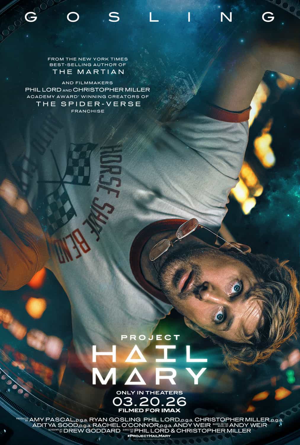 Check out the new trailer and poster for upcoming movie Project Hail Mary which stars Ryan Gosling and Milana Vayntrub - movie UK release date 20th March 2026