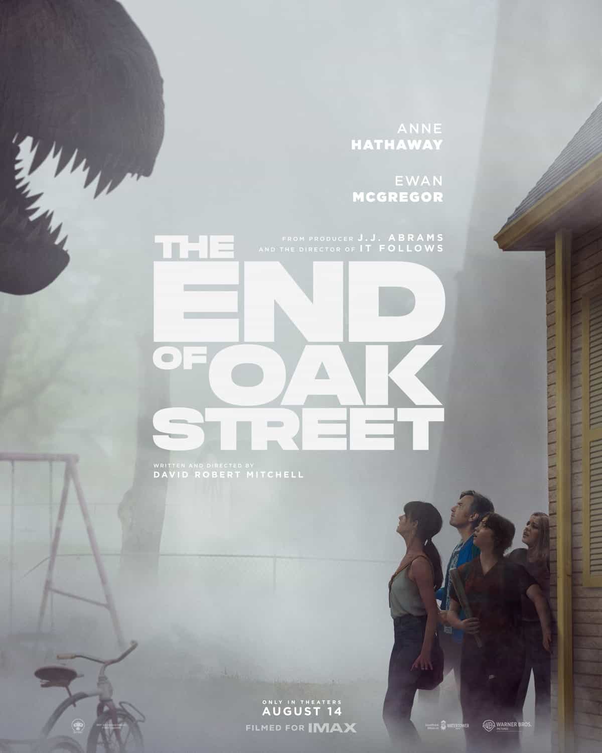 New poster has been released for The End of Oak Street which stars Anne Hathaway and Ewan McGregor - movie UK release date 14th August 2026